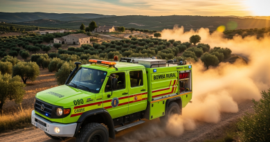 Jerez Lucha Contra los Incendios Forestales: Esfuerzos de Extinción en Curso