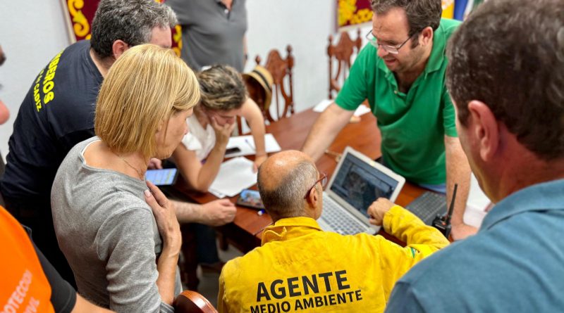 Incendio en la Zona Rural de Jerez: Perimetrado y Controlado, con Foco Activo en un Pajar
