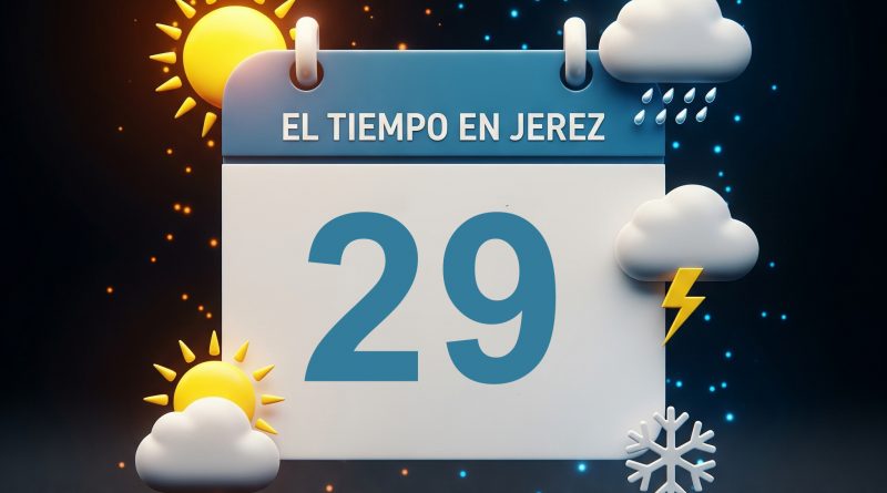 Lunes Lluvioso en Jerez: Predicción del Tiempo para el 29 de Septiembre de 2025
