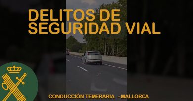 Investigación en Mallorca: Conductora Circula 14 km Sin Ruedas y Bajo los Efectos del Alcohol