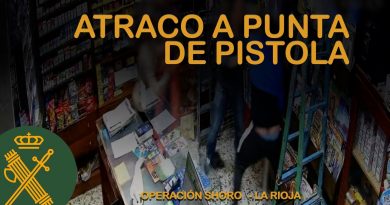 Detenidos por Atraco a Estanco en La Rioja: Robo con Violencia y Daños por Incendio