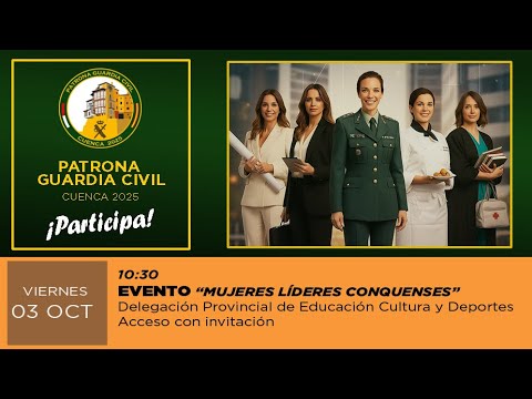 Evento Institucional de la Guardia Civil en Cuenca: Destacando el Liderazgo Femenino