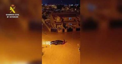 Rescate en Murcia: La Guardia Civil Interviene en San Javier por Temporal y Vehículos Atrapados