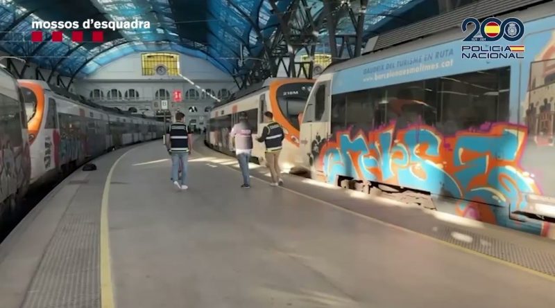 Detenidos en Cataluña: Operación Conjunta Contra Daños en Trenes y Metro