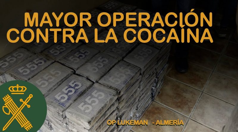 Desmantelada Red de Tráfico de Cocaína en Almería: Mayor Operación con 16 Detenidos y 1.5 Toneladas Incautadas