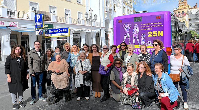 Campaña del 25N contra la violencia sexual se difunde en autobuses urbanos