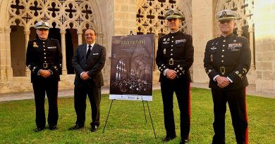 Concierto de la Unidad Musical del Tercio del Sur de Infantería de Marina en los Claustros por Santa Cecilia