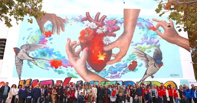 Jerez celebra el Día del Voluntariado con un mural artístico y solidario