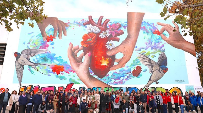 Jerez celebra el Día del Voluntariado con un mural artístico y un reconocimiento a la solidaridad ciudadana