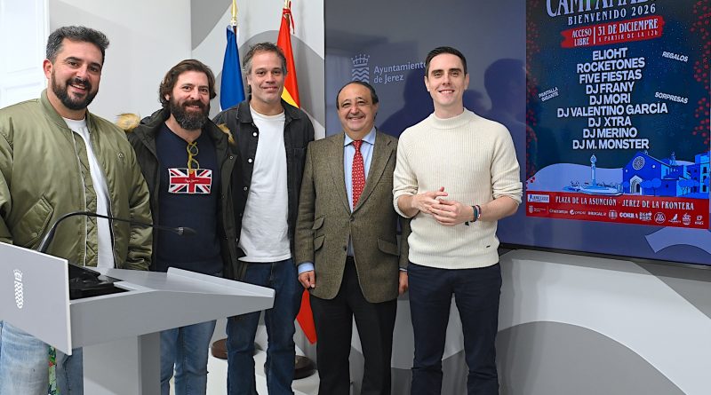 Jerez Celebra el Fin de Año 2026 con una Gran Fiesta Familiar en la Plaza de la Asunción
