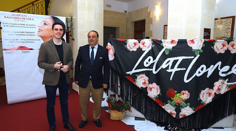 Jerez celebra ‘Los Balcones de Lola’ en su tercera edición con un homenaje a la artista y un brindis por la Capitalidad Gastronómica