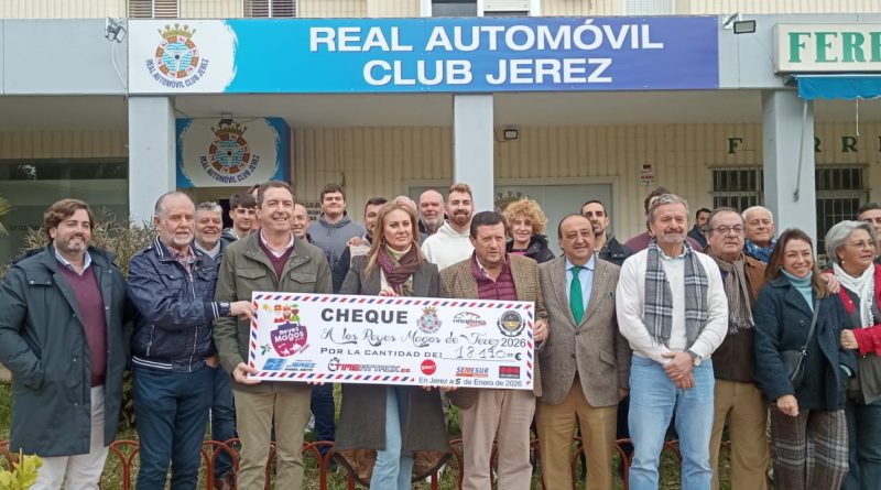 Solidaridad en el Motor: Real Automóvil Club Jerez Dona 18.150€ a la Asociación Reyes Magos
