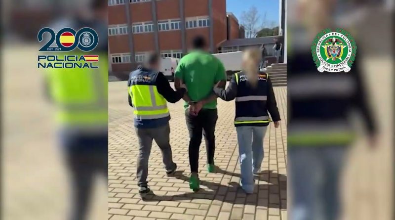 Detenido en Getafe líder de banda criminal colombiana con notificación roja de INTERPOL