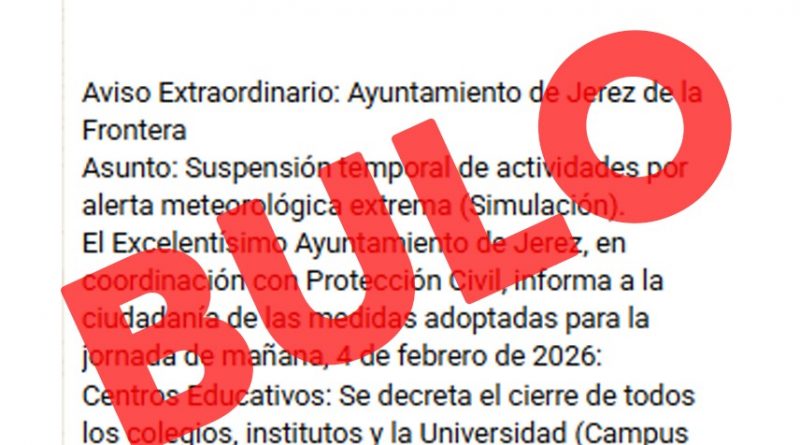 El Ayuntamiento desmiente informaciones falsas sobre la suspensión de actividades por alerta meteorológica