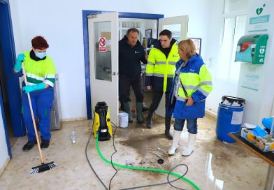 Jerez: Trabajos Intensivos para la Recuperación de la Depuradora Tras los Daños del Temporal